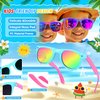 GIFTINBOX Kids Sunglasses Bulk Party Favors For Kids 3-5 4-8, 24Pack Neon Sunglasses For Kids Boys Girls with UV400 Protection, Pool Beach Kids Sunglasses Party Favors Great Gift for Birthday Party…