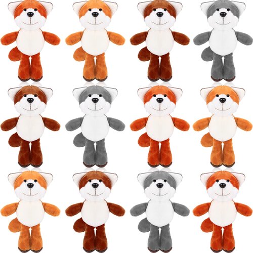 Chalyna 12 Pcs Cute Stuffed Animal Toy 4 Inch Mini Plush Turtle Puppy Dog Pig Ornaments Stuffed D...