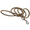 Genuine Leather Rope Leash 6Ft Long 3/16" Diam for Small to Medium Dogs