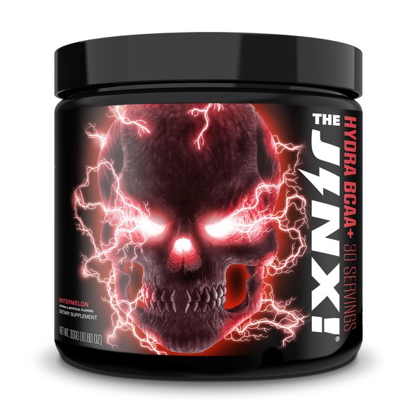 JNX SPORTS The Jinx! Hydra BCAA+ Post Workout Recovery Drink - Hydration with Electrolytes for Men & Women - 30 Serving, Watermelon