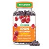Lifeable Iron Gummies with Vitamin C - 20 mg - Great Tasting Natural Flavor Gummy Supplement - Gluten Free Vegetarian GMO-Free Chewable - for Iron Deficiency - for Adults, Men, Women - 90 Gummies