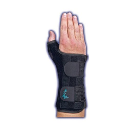 MedSpec Universal Ryno Lacer Wrist Brace Long - Left - Black