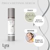 Lira Clinical PRO C4 Retinol Serum - Face Serum with Plant Stem Cells - Vitamin C Brightening Serum with Licorice and Olive Extract - 1.69 Ounce
