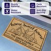 Housewarming Gifts for New Home, Personalized Door Mat, 3 Sizes - 6 Designs, Custom Doormat with Family Name, Customized Welcome Mat Outside for Front Door