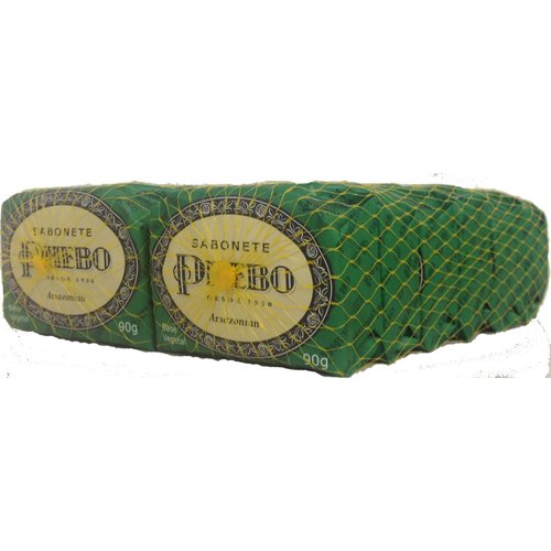 Linha Tradicional Phebo - Sabonete em Barra de Glicerina Amazonian (12 x 90 Gr) - (Phebo Classic Collection - Glycerin Bar Soap Amazonian Soap (12 x 3.2 Net Oz))