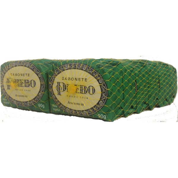 Linha Tradicional Phebo - Sabonete em Barra de Glicerina Amazonian (12 x 90 Gr) - (Phebo Classic Collection - Glycerin Bar Soap Amazonian Soap (12 x 3.2 Net Oz))