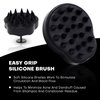 Spornette Scalp Massager Shampoo Brush Black