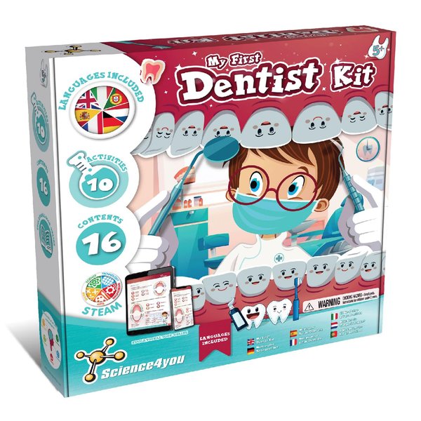 Science4you Dentist Kit for Kids - Dentist Toys for Kids + Doctors Kit with 10 Activities, Doctor Set with Dentist Games for Children, STEM Toys and Gifts for 5+ Year Old Boys and Girls