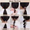 6Pcs Spiral Hair Ties for Women, Telephone Wire Hair Ties Hair Accessories Scrunchies Ponytail Braids Fixed Phone Cord for Women Girls Long Hair Accessories