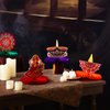 12 Pieces Diwali Decorations Happy Diwali Honeycomb Centerpieces Table Toppers for Home Diwali Indian Style Party Supplies Decorations