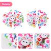 2 Pack Easter Bunny Hair Bows Ribbon Alligator Clips Girls Women Rabbit Egg Spring Hair Accessories 4 Inch