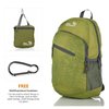 Outlander Packable Handy Lightweight Travel Hiking Backpack Daypack, Green