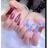 Coffin Acrylic Nails-Clear Fake Nail Coffin Shape Long Half Cover Nails Coffin Shaped Ballerina Nails Tips,DIY Nail Salon Art 10 Size 500PCS with Box (Clear)…