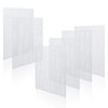 20 Sheets Plastic Canvas, 7CT Clear Plastic Mesh Canvas Sheets for Embroidery, Cross Stitch Plastic Aida Plastic Mesh Screen for Crafts DIY Crochet Projects (5.4x5.4inch)
