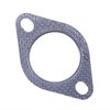 JOIUYOLJ Exhaust Flange Gasket 2 Pcs 2-Bolt 2.5 Inch for Front Down mid catback Manifold Pipe Muffler Tube Turbo invidia Replacements Repair