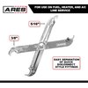 ARES 70024-3/8-Inch and 5/16-Inch Scissor Fuel Line Disconnect Tool - Easy Separation of Quick Disconnect Style Fittings - Use on Fuel, Heater, and A/C Line Service on Many Late Model Vehicles