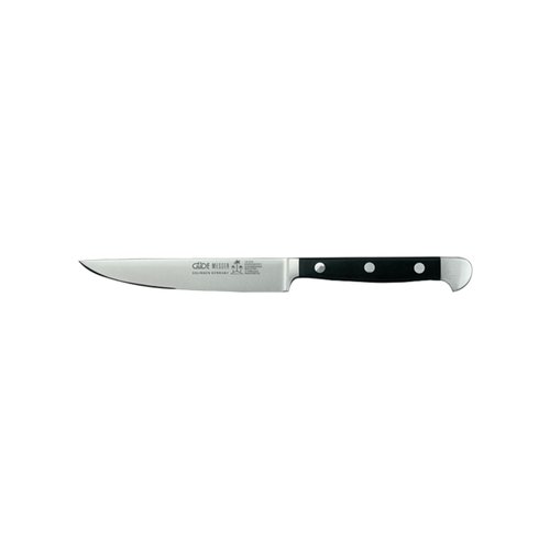 Güde Alpha Series Hand Forged/Serrated Steak Knife, 4 1/2-in - Ice Hardened Steel - Made in Solingen, Germany Since 1910