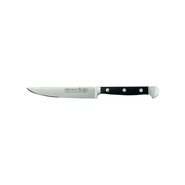 Güde Alpha Series Hand Forged/Serrated Steak Knife, 4 1/2-in - Ice Hardened Steel - Made in Solingen, Germany Since 1910