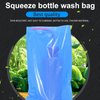 300pcs Tattoo Wash Bottle Bags,Thicken Disposable Squeeze Bottle Bags,for Tattoo Bottles Tattoo Supplies Tattoo Kits (Blue)