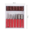 SIGNI 6Pc Nail Drill bits Set,Professional Nail bit Nail Art Tools for Acrylic Art (Standard, 1)