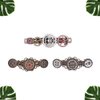 EXCEART 3pcs Steampunk Hair Clips Vintage Clock Gear Barrettes Gothic Steam Punk Cog Wheel Hairpins Hair Accessories for Women Cosplay Costume Party