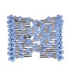 Ruihfas 6Pcs Multifunction Easy Comb Magic Comb Stretchy Beaded Hair Comb Elastic Double Combs in Mix Colors Hair Holder