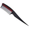 Beaupretty Hair Dye Comb Black Detangling Roller Comb Tail Tip Hair Comb Hair Anti Splicing Comb for Salon Barber Hair Dye