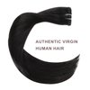 clip in Hair Extensions Natural Black Real Human Hair 16inch 30g 5pcs to add volume Remy Human Hair Extensions