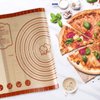 26x16 Inch Extra Thick Silicone Baking Mat with Measurements, Non-slip and Reusable - For Cookies, Bread, Pastry