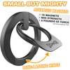 Scooch Magnetic Phone Ring Holder for MagSafe Phone Grip [MagRing 2.0], Magnetic Ring with Adjustable Stand, Strong Magnets, for iPhone 15/14/13/12, Compatible with MagSafe Accessories