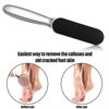 Mudder 2 Pieces Stainless Steel Pedicure Foot File Callus Remover Foot Scrubber Feet Rasp with 20 Replaceable Coarse/Fine Double Side Reusable Pads for Foot Care Cracked Skin Callus Remover Tool