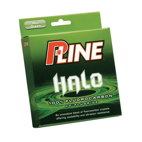 P-Line Halo Co-Fluoride Fluorocarbon Mist Green Fishing Line (200-Yard, 10-Pound)