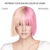 Celeb Luxury Viral Duo Color Depositing Colorwash Shampoo & Conditioner Set + Bondfix Bond Rebuilder, Semi Permanent Hair Color, Vegan Hair Dye, Light Pink