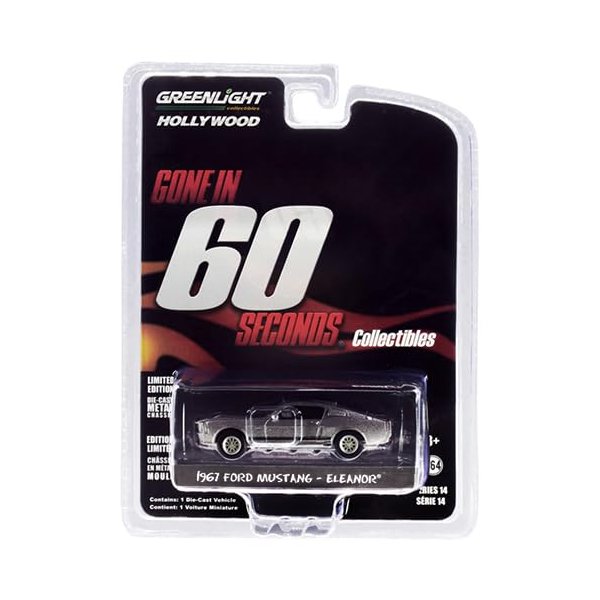 1967 Custom Eleanor Gone in 60 Sixty Seconds (2000) Movie 1/64 Diecast Model Car by Greenlight 44742