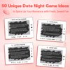 Date Night Challenge - 50 Fun & Romantic Scratch Off Date Ideas for Couples, Gifts for Him, Her, Husband, Boyfriend, Men - Couples Gift Ideas for Christmas, Valentine's Day, Anniversary, Wedding