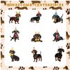 9 PCS Dachshund Honeycomb Centerpieces Table Decorations Dachshund Table Centerpieces for Dachshund Dog Party Supplies Birthday Party Decorations