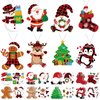 Funrous 24 Pcs Christmas Crafts Kits for Kids, Christmas Arts and Crafts DIY Christmas Ornaments Kit Make Your Own Christmas Craft Projects for Kids Ages 3 4 5 6 8 12