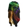 Colorful Smoke Barber Cape Haircut Capes Salon Hair Cutting Capes Personalized Apron Hairstylist Hairdressing Cape 55 X 66 in