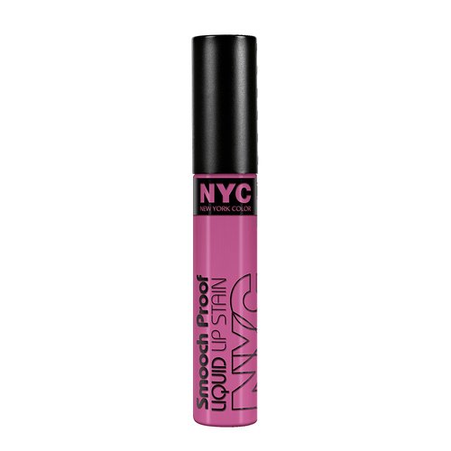 N.Y.C. New York Color Smooch Proof Liquid Lip Stain, Perpetually Mauve, 0.24 Fluid Ounce