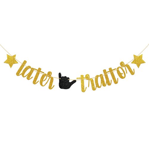 Later Traitor Party Banner, Office Coworker Quiting - Going Away Theme Farewell Party Decorations...