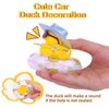 MuMyer Cowboy Duck for Cars, Rubber Duck for Car Dashboard, Cool Duck Car Ornaments Accessories with Mini Holographic Cowboy Hat Swim Tube Necklace Sunglasses and Special Prop(Ij7)