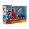 Super Mario 2.5" Action Figures Bowser's Airship Deck Diorama Playset