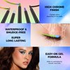 Ofanyia Multichrome Eyeliner Pencil, 3 Pcs Metallic Gel Eyeliner, Purle Pale Pink Matte Black Shifting Colors EyeLiner Pen, Waterproof Eyeliner, Smudge Proof Easy To Color Gel Eyeliner Pencil