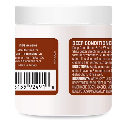 Simply Shea Deep Conditioner & Co-wash with Organic Shea Butter (Paraben-free) 6oz