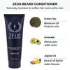 ZEUS Beard Starter Kit for Thick Beards, Natural Beard Shampoo, Beard Conditioner & Premium Refined Beard Oil (Verbena Lime) MADE IN USA