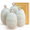 CROVIN Natural Exfoliating Loofah Sponge with Natural Material Luffa Sponge for Women, Exfoliaiting Loofah Body Scrubber Health for Bath Shower and Spa (Pack of 4)