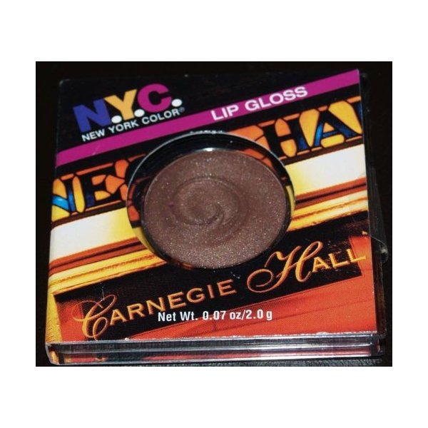 N.Y.C. scene stealers LIP GLOSS, 544A05 Carnegie Hall, 0.07 Oz