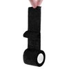 12 Pieces Self Adhesive Bandage Wrap Tape Stretch Self Adherent Cohesive Toe Tape for Sports, Wrist, Ankle, 5 Yards Each (Black, 2 Inches)