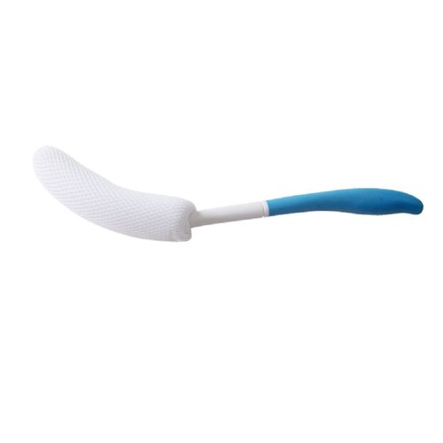 Shuiniba Body Back Bath Brush, Curve Long Handle Mesh Bag Sponge Rubbing Back Shower Brush, Repla...