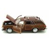 1979 Chrysler Lebaron Town & Country Wagon, Red with Woodie Siding Motormax 73331 - 1/24 Scale Diecast Model Car, unisex-adult